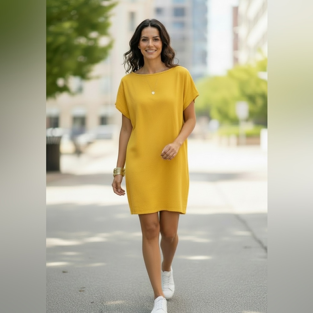 Oh My Gauze! Yellow Dress - L/XL